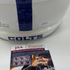 Autographed/Signed Jonathan Taylor Indianapolis Colts Full Size Replica Football Helmet FS F/S JSA COA