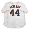 Autographed/Signed Yordan Alvarez Houston White Baseball Jersey JSA COA
