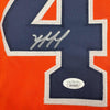 Autographed/Signed Yordan Alvarez Houston Orange Baseball Jersey JSA COA
