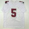 Autographed/Signed Stephon Gilmore South Carolina White College Football Jersey PSA/DNA COA