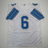 Autographed/Signed Terrion Arnold Detroit White Football Jersey Beckett BAS COA by Hall of Fame Sports Memorabilia