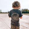 SURF N RIDE TEE - COAL by LITTLE RAD THINGS