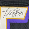 Autographed/Signed Terrell Suggs Baltimore Black Quote Football Jersey JSA COA