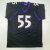 Autographed/Signed Terrell Suggs Baltimore Black Football Jersey JSA COA by Hall of Fame Sports Memorabilia