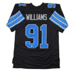 Autographed/Signed Tyleik Williams Detroit Black Football Jersey Beckett BAS COA by Hall of Fame Sports Memorabilia