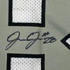 Autographed/Signed Josh Jacobs Las Vegas Oakland Color Rush Football Jersey Beckett BAS COA