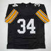 Autographed/Signed Andy Russell Pittsburgh Black Football Jersey Beckett BAS COA by Hall of Fame Sports Memorabilia