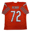 Autographed/Signed William Perry The Refrigerator Chicago Orange Football Jersey Beckett BAS COA by Hall of Fame Sports Memorabilia