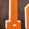 Autographed/Signed Josh Gordon Cleveland Football Brown Jersey JSA COA