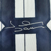 Framed Autographed/Signed Johnny Damon 35x39 New York Pinstripe Baseball Jersey Beckett BAS COA by Hall of Fame Sports Memorabilia