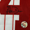 Autographed/Signed Adam Dunn Cincinnati Pinstripe Baseball Jersey JSA COA