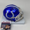 Autographed/Signed Jonathan Taylor Indianapolis Colts Flash Alternate Mini Football Helmet JSA COA