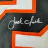 Framed Autographed/Signed Jack Clark 35x39 San Francisco White Baseball Jersey JSA COA