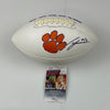 Autographed/Signed Trevor Lawrence Clemson Tigers Full Size White Panel Logo College Football JSA COA