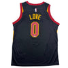 Autographed/Signed Kevin Love Cleveland Black Basketball Jersey Beckett BAS COA