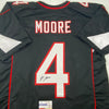 Autographed/Signed Rondale Moore Arizona Black Football Jersey JSA COA