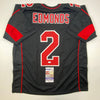 Autographed/Signed Chase Edmonds Arizona Color Rush Football Jersey JSA COA