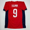 Autographed/Signed Mia Hamm Red Soccer Team USA United States World Cup Jersey Beckett BAS COA