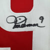 Autographed/Signed Mia Hamm Red Soccer Team USA United States World Cup Jersey Beckett BAS COA