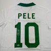 Autographed/Signed Pele New York Cosmos White Soccer Futbol Jersey Beckett BAS COA