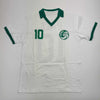 Autographed/Signed Pele New York Cosmos White Soccer Futbol Jersey Beckett BAS COA