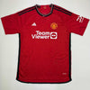 Autographed/Signed Alejandro Garnacho Manchester United Red Soccer Jersey Beckett BAS COA