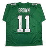 Autographed/Signed AJ A.J. Brown Philadelphia Kelly Green Football Jersey Beckett BAS COA by Hall of Fame Sports Memorabilia