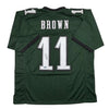 Autographed/Signed AJ A.J. Brown Philadelphia Green Football Jersey Beckett BAS COA by Hall of Fame Sports Memorabilia
