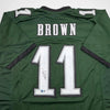 Autographed/Signed AJ A.J. Brown Philadelphia Green Football Jersey Beckett BAS COA by Hall of Fame Sports Memorabilia