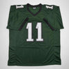 Autographed/Signed AJ A.J. Brown Philadelphia Green Football Jersey Beckett BAS COA by Hall of Fame Sports Memorabilia