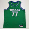 Autographed/Signed Luka Doncic Dallas Mavericks Green Authentic Basketball Jersey Fanatics COA