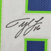 Autographed/Signed Tyler Lockett Seattle Blue Football Jersey JSA COA
