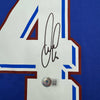 Framed Autographed/Signed Patrick Vieira 35x39 France French National Team Blue Soccer Jersey Beckett BAS COA