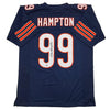 Autographed/Signed Dan Hampton Chicago Blue Football Jersey Beckett BAS COA by Hall of Fame Sports Memorabilia