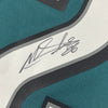 Autographed/Signed Miles Sanders Philadelphia Eagles Green Authentic Football Jersey JSA COA