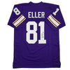 Autographed/Signed Carl Eller Minnesota Purple Football Jersey JSA COA by Hall of Fame Sports Memorabilia