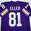 Autographed/Signed Carl Eller Minnesota Purple Football Jersey JSA COA by Hall of Fame Sports Memorabilia