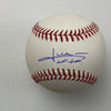 Autographed/Signed Juan Soto Rawlings Official Major League Baseball ROML JSA COA