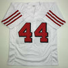 Autographed/Signed Kyle Juszczyk San Francisco White Alternate Football Jersey Beckett BAS COA