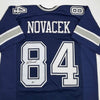 Autographed/Signed Jay Novacek Dallas Dark Blue Football Jersey Beckett BAS COA by Hall of Fame Sports Memorabilia
