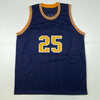 Autographed/Signed Juwan Howard Michigan Blue College Basketball Jersey Beckett BAS COA