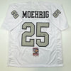 Autographed/Signed Trevon Moehrig Las Vegas Oakland White Color Rush Football Jersey JSA COA