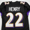 Autographed/Signed Derrick Henry Baltimore Black Football Jersey JSA COA by Hall of Fame Sports Memorabilia