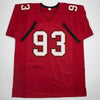 Autographed/Signed Ndamukong Suh Tampa Bay Red Football Jersey Beckett BAS COA by Hall of Fame Sports Memorabilia