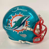 Autographed/Signed Tyreek Hill Miami Dolphins Flash Mini Football Helmet Beckett BAS COA
