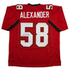 Autographed/Signed Kwon Alexander Tampa Bay Red Football Jersey JSA COA by Hall of Fame Sports Memorabilia