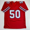 Autographed/Signed Greg Rousseau Buffalo Red Football Jersey JSA COA by Hall of Fame Sports Memorabilia