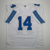 Autographed/Signed Amon-Ra St. Brown Detroit White Football Jersey Beckett BAS COA by Hall of Fame Sports Memorabilia