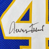 Autographed/Signed Jerry West West Virginia Blue College Basketball Jersey JSA COA by Hall of Fame Sports Memorabilia