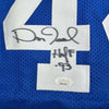 Framed Autographed/Signed Dan Issel 35x39 Kentucky Blue College Basketball Jersey JSA COA